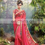 Fancy Blouse Designs Heavy Bridal Saree thumbnail-1