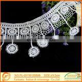 Flower Trimming Laces And White Lace Fabric Lace Bulk Tassels thumbnail-3