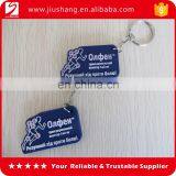 Customize Design Cheap Mini Silicone Keychain Key Holder Key Ring With Embossed Logo thumbnail-1