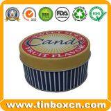Round Metal Candy Tin Box for Sweets Sugars Confectionary Storage thumbnail-3
