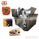 Batch Snacks Onion Groundnut Donuts Gas Fryer Semi-Automatic Potato Chips French Fries Making Machine For Sale thumbnail-1