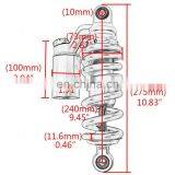 240mm 260mm Universal Damping Stabilizer Motorcycle Shock Absorber Adjustable Shock Absorber For Honda MSX125 MSX 125 SF thumbnail-5