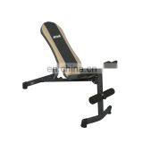 Домашнее спортивное оборудование для фитнеса: подвижный скамейка для отжиманий, подъёмов ног и приседаний с регулируемым весом, предназначенная для сидения и выполнения упражнений для живота, а также для использования с гантелями наклонной формы thumbnail-2