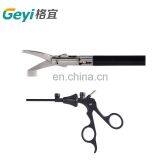 GEYI Reusable 5mm Curved Straight Scissors Laparoscopic Surgical Instruments Forceps thumbnail-4