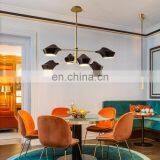 Artistic Modern Chandelier LED Pendant Light White and Black Hanging Lamp thumbnail-6