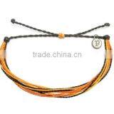 2015 Fashion Rainbow Color Wax Cord Nylon String Bracelet for Friendship thumbnail-5