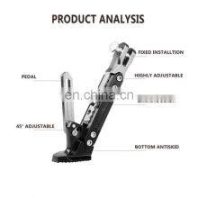 XT Motorcycle Universal Aluminum Alloy Adjustable Kickstand Foot Side Stand Parking Bracket thumbnail-4