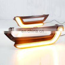 Daytimre Runing Light Front Bumper Lights LED Fog Lamp for Honda CRV 2017 2018 ABS Material thumbnail-3