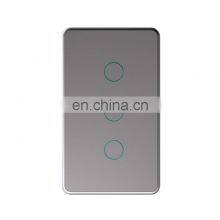 US Standard Light Switch ZigBee In-wall Touch Switch