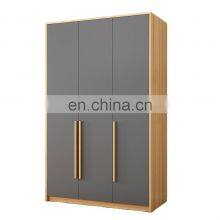 Customized Color Economical Luxury Cheap Bedroom Furniture Wooden Factory Produce Modern Portable Wardrobe for Sell thumbnail-1