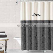 Hot Selling Wave Point Pattern Polyester Shower Curtains thumbnail-2