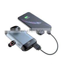 Q66 Tws Subwoofer In-ear Earphone 6000mah Mobile Power Bank Battery BT5.0 Tws Wireless Earbuds thumbnail-1