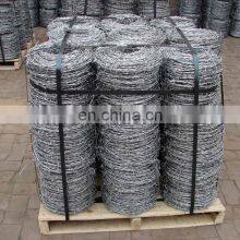 High Quality Barbed Wire Roll Galvanized Barbed Wires Barbed Wire Ring Price thumbnail-2
