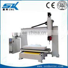 Table Moving Type 5 Axis Cnc Router for Wood Foam Stone Mould Sculpture Statue thumbnail-3