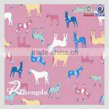 Polyester PVC Coating Horse Print Fabric thumbnail-1
