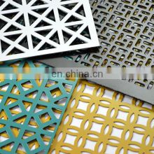 Decorative Panel Wall Partition Stainless Steel Perforated Screen