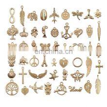 150 штук фурнитура с юникорнами. Случайно смешанные фрукты, животные и цветы. Алюминиевые подвески, серьги и аксессуары для изготовления украшений thumbnail-4