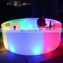 Used Bar Furniture /plastic Furniture Sets, Remote Control Illuminated Rechargeable Portable Outdoor Patio Counter Chair