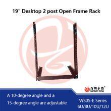 Factory OEM WS05-E 6U/8U/10U/12U 19inch Desktop Open Frame Network Rack Factory Manufacturing for Network Equipment AV Rack thumbnail-4