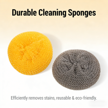 ECO Friendly Plastic Fiber Colorful Mesh Kitchen Cleaning Ball thumbnail-2