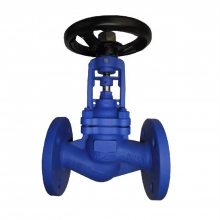 DIN3356 DN40 DN50 PN16 Flange End WCB GG25 Cast Steel Bellows Seal Globe Valve Shutoff Valves Price thumbnail-6