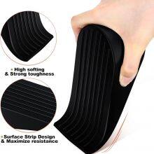 Large Door Stoppers Heavy Duty Rubber Stopper for Bottom of Door Wedge Stopper for Home Office (Black) thumbnail-4