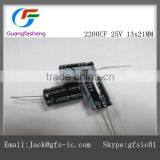 (hot Sale)2200UF 25V 13*21MM thumbnail-1