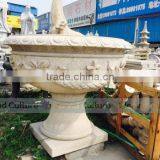 Big Outdoor Garden Stone Flower Pots thumbnail-5