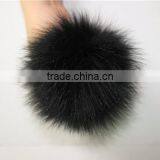 100% Real Fox Pom Pom Fur Balls Fashion Accessories For Bag Pendant thumbnail-1