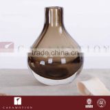 Casamotion Decorative Modern Mini Bud Brown Handmade Glass Color Vase