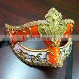 Female Face Mask With Laciness Plastic Mask for Party thumbnail-3