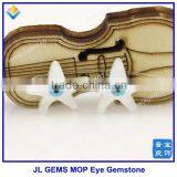Hot Sale Nature White Sea Star Shape Mother of Pearl MOP Shell Eyes With Factory Price thumbnail-1