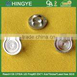 14L Silver Metal Shank Button For Shirt -- M1609