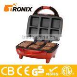 CE GS CB RoHS LFGB ETL 2 IN 1 CUP CAKE MAKER PIE MAKER BROWINE MAKER thumbnail-1