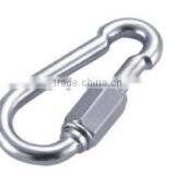 ZINC PLATED SPECIAL CARABINER HOOK WITH SCREW thumbnail-2