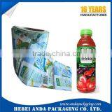 Plastic Bottle Label Printing / PVC Heat Shrink Film /shrink Wrap Bottle Labels thumbnail-4