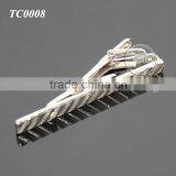 Novelty Simple Necktie Tie Clip Bar Pin Practical Blank Silver Men Style Metal Clip Tie