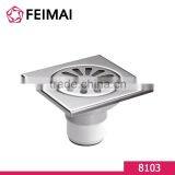 Bathroom Shower Stainless Steel 304 Square Drainer
