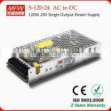 Single Output Constant Voltage 120W 24V 5A Power Supply S-120-24