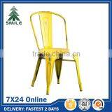 Cheap Metal Chairs Stackable Bar Bistro Steel Chairs For Sale thumbnail-6