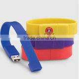 High Speech Bracelet USB Disk Pen Drive, Silicon Wristband USB Flash Drive