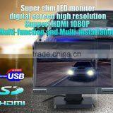 2016 Newest Muliti-function and Installation High Pixels 7inch/9inch/10.1inch Car Monitor With Hdmi Usb sd thumbnail-3