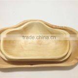 Special Shape Wooden Eco-friendly Fruit Tray, Kids Dinner Plate ,Western Food Storage Tray thumbnail-1
