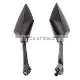 Soto Racing - Diamond Carbon Fiber Color Black Stem Motorcycle RearView Side Mirrors thumbnail-2