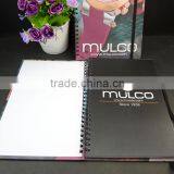 A5 Paper Hardcover Spiral Journal With Black Elastic Band thumbnail-3