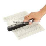 Mini Pen Document Scanner 600dpi Color/Calck and White Micro-SD Storage Battery Powered