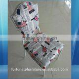 Steel Base Powder Painting Colorful Dining Chair thumbnail-1