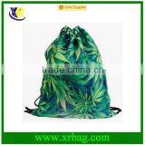 Weed 3D Printing Women Outing Man Wild Sport Gym Bags Travel Backpack Vogue Trend Mochila Cotton Bags Drawstring Quality Choice