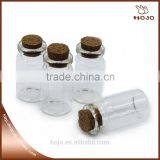 Glass Clear Custom Bottle With Bung 40x22mm for Crafts