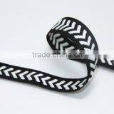 Black and White Chevron Ribbon thumbnail-2